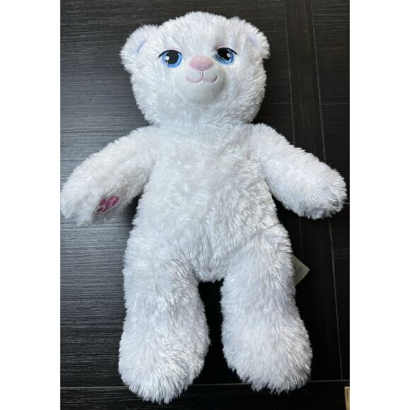 Build A Bear Disney Frozen 2 Elsa White Sparkle Bear 16” No Sound - Picture 1 of 5